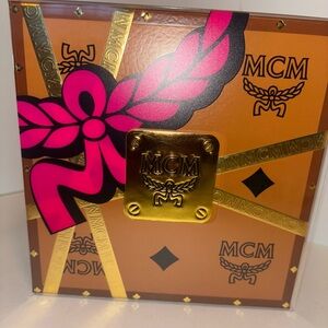 MCM Gift Box with Pink and Gold Accents NWOT